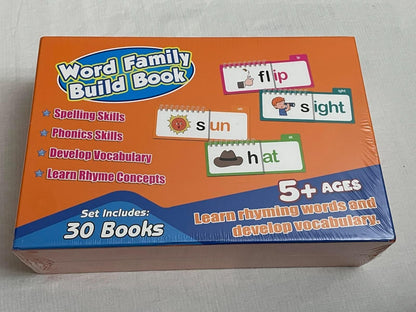 30 Rhyming Words Flipbook for Children Learning