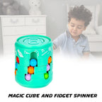 Can Cube Toy Magic Bean Rotating Sliding Puzzle Game