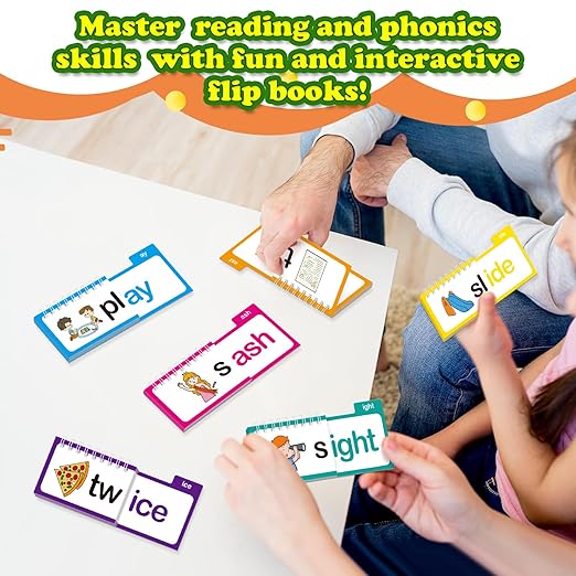 30 Rhyming Words Flipbook for Kids | Early Phonics & Reading Tool