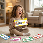 30 Rhyming Words Flipbook for Kids | Early Phonics & Reading Tool